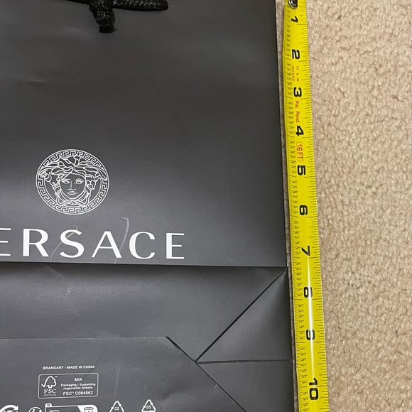 NEW! Versace black gift bag - 2 sizes - Picture 9 of 11